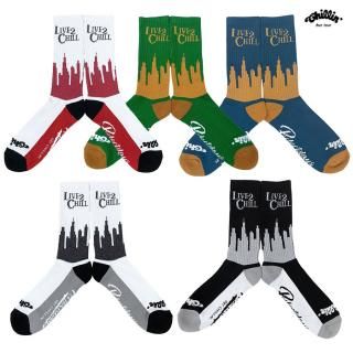 ڥ᡼бCHILLIN CITY NY REFLECTOR SOCKSWHITEBLACK/BLACK/WHITERED/GREEN/NAVY