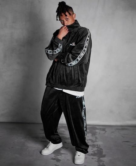 送料無料】FUBU VELOR TRACK SETUP【BLACK】 - INDOOR CLASS 送料無料】FUBU VELOR TRACK SETUP【BLACK】 - INDOOR CLASS
