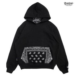 ̵LOWLOW STREETWEAR BANDANA HOODIEBLACK