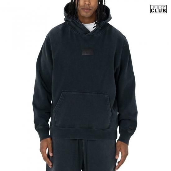 PRO CLUB HEAVYWEIGHT VINTAGE WASH PULLOVER HOODIE BLACK INDOOR CLASS OFFICIAL ONLINE STORE