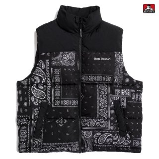 ̵BEN DAVIS BD PUFFER VESTBLACK