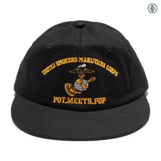 <img class='new_mark_img1' src='https://img.shop-pro.jp/img/new/icons20.gif' style='border:none;display:inline;margin:0px;padding:0px;width:auto;' />50%OFFPOT MEETS POP USMC STRAPBACK CAPBLACK
