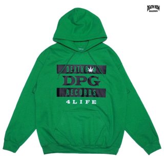 ̵DEATH ROW RECORDS  THA DOGG POUND DPG 4 LIFE HOODIEGREEN