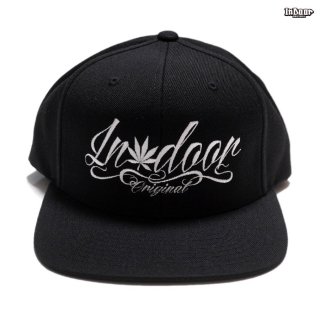 ̵INDOOR ORIGINAL SCRIPT SNAPBACK CAPBLACK