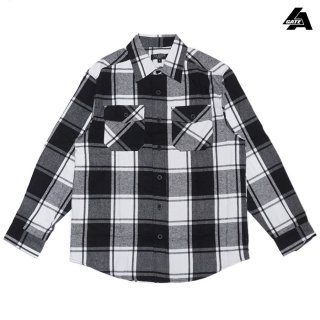 ̵LA GATE FLANNEL L/S SHIRTSWHITEBLACK