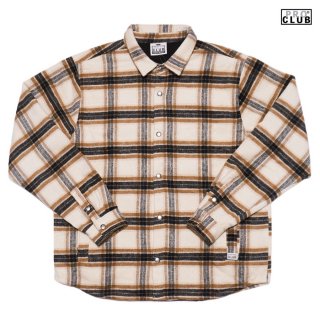 ̵PRO CLUB HEAVYWEIGHT FLANNEL SHIRT JACKETCREAM