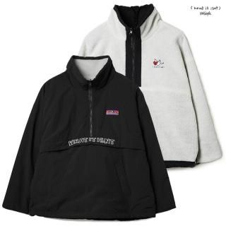 <img class='new_mark_img1' src='https://img.shop-pro.jp/img/new/icons20.gif' style='border:none;display:inline;margin:0px;padding:0px;width:auto;' />SALE20%OFF̵(What it isNt) ART BY MARK GONZALES REVERSIBLE ANORAK JACKETBLACK