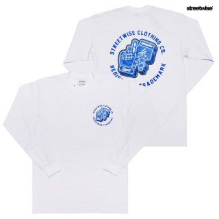 ̵STREETWISE LA FINGERS L/S TġWHITE