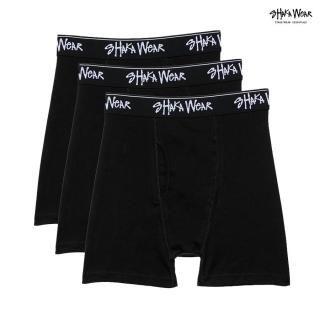 SHAKA WEAR BOXER BRIEFS - 3祻å -BLACK