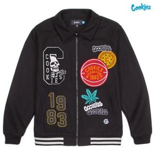 <img class='new_mark_img1' src='https://img.shop-pro.jp/img/new/icons20.gif' style='border:none;display:inline;margin:0px;padding:0px;width:auto;' />SALE30%OFF̵COOKIES LIVEWIRE MELTON WOOL VARSITY JACKETBLACK