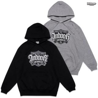 ̵INDOOR ORIGINAL EMBLEM PULLOVER HOODIEBLACK/GRAY