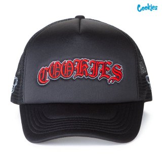 ̵COOKIES HIGHWAY FLAME TRUCKER CAPBLACK