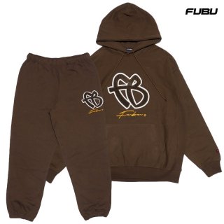 ̵FUBU FB SWEAT SETUPBROWN