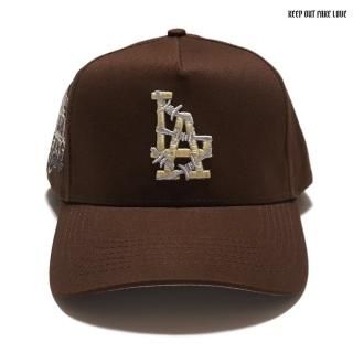 ̵KEEP OUT FAKE LOVE WORLD FAMOUS LA SNAPBACK CAPBROWN