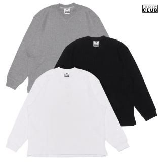 ̵PRO CLUB HEAVYWIDE THERMAL L/S TġWHITE/BLACK/GRAY