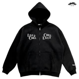 ̵CHILLIN L2C REFLECTOR ZIPUP HOODIEBLACK