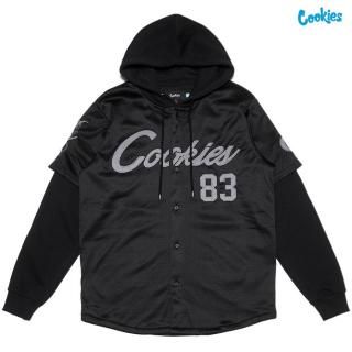 ̵COOKIES LEGACY HOODED JERSEYBLACK