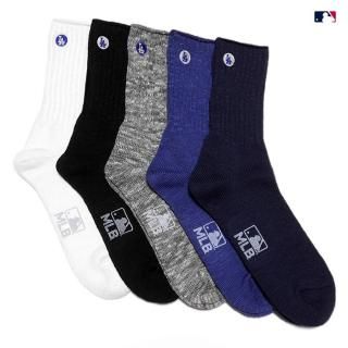ڥ᡼бMLBROSTER SOX LOS ANGELES DODGERS SOCKSWHITE/BLACK/GRAYۡ2527cm