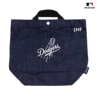 ̵INFIELDER DESIGN MLB LOS ANGELES DODGERS DENIM BAGINDIGO BLUE
