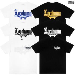 【送料無料】LOCOHAMA CLOTHING PLAQUE Tシャツ【WHITE/BLACK】