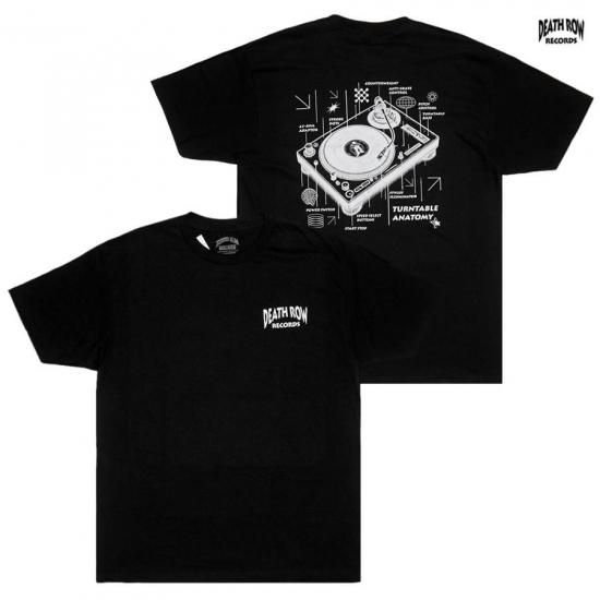 DEATH ROW RECORDS Tシャツ　ローライダー　ウェッサイ　黒 Death Row Records S/S T-Shirts - Black - RAWDRIP