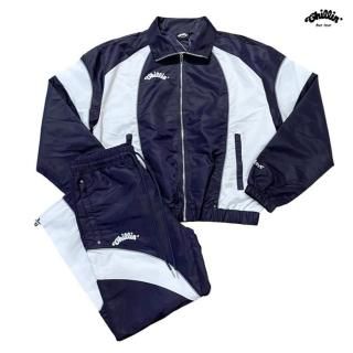 Chillinナイロンセットアップ 送料無料】CHILLIN NYLON SET UP【BLACK×PINK】 - INDOOR CLASS