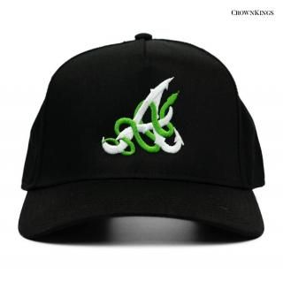 【送料無料】CROWN KINGS ATL SNAKE SNAPBACK CAP【BLACK】