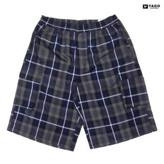 【送料無料】YAGO CHECK CARGO SHORTS【NAVY×GRAY】