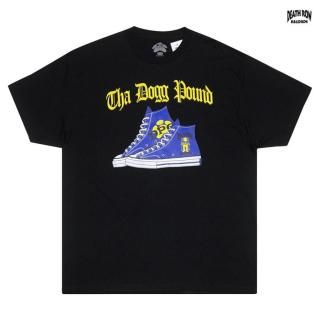 【送料無料】DEATH ROW RECORDS × THA DOGG POUND DPG SHOE Tシャツ【BLACK】