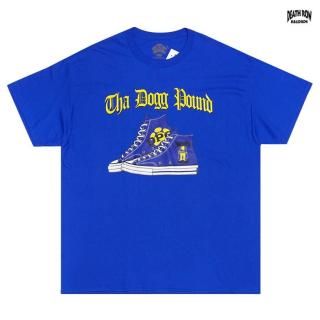 【送料無料】DEATH ROW RECORDS × THA DOGG POUND DPG SHOE Tシャツ【BLUE】