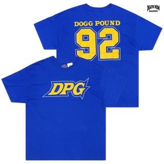 【送料無料】DEATH ROW RECORDS × THA DOGG POUND DPG LA JERSEY Tシャツ【BLUE】