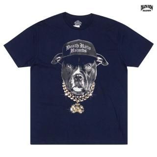 【送料無料】DEATH ROW RECORDS × THA DOGG POUND DPG AMERICAN BULLY Tシャツ【NAVY】