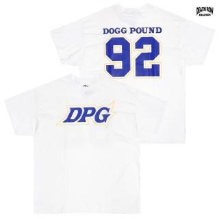 【送料無料】DEATH ROW RECORDS × THA DOGG POUND DPG LA JERSEY Tシャツ【WHITE】