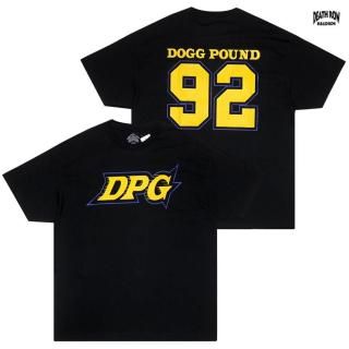 DEATH ROW RECORDS × THA DOGG POUND DPG LA JERSEY Tシャツ【BLACK】