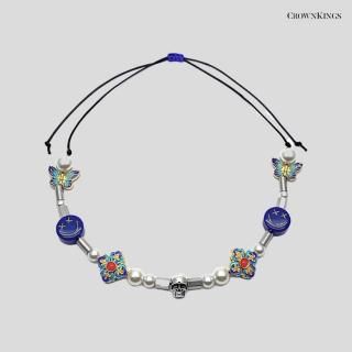 【送料無料】CROWN KINGS SMILEY NECKLACE