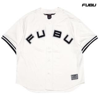 【送料無料】FUBU BASEBALL SHIRTS【WHITE】