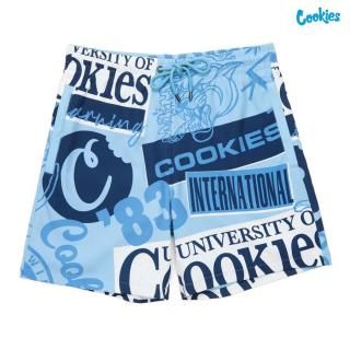 【送料無料】COOKIES HIGHER LEARNING SWIM TRUNK SHORTS【CAROLINA BLUE】