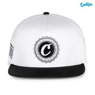 【送料無料】COOKIES UNIVERSITY SNAPBACK CAP【WHITE×BLACK】