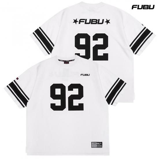送料無料】FUBU FOOTBALL SHIRTS【WHITE】 - INDOOR CLASS
