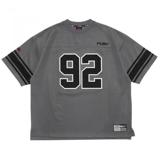 送料無料】FUBU FOOTBALL SHIRTS【GRAY】 - INDOOR CLASS