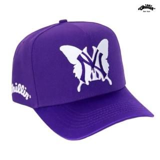 ̵CHILLIN NY BUTTERFLY SHINY SNAPBACK CAPPURPLE