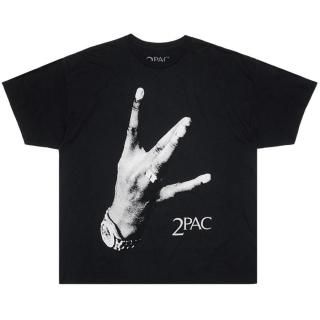【送料無料】2PAC OVERSIZED Tシャツ【BLACK】