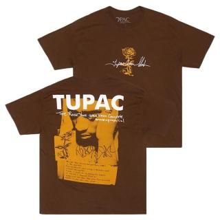 【送料無料】2PAC OVERSIZED Tシャツ【BROWN】