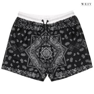 ̵WEIV PAISLEY SWIM SHORTSBLACK