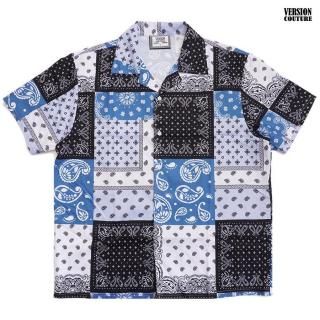 ̵VERSION COUTURE PAISLEY S/S OPEN SHIRTSMULTI COLOR
