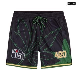 【送料無料】REASON CLOTHING × HOW HIGH BASKETBALL SHORTS【BLACK】