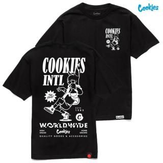 【送料無料】COOKIES CAT Tシャツ【BLACK】