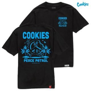 【送料無料】COOKIES PEACE PATROL Tシャツ【BLACK】