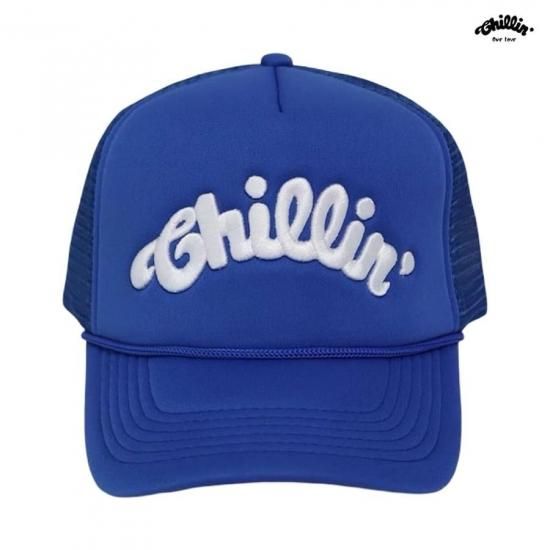 chillin キャップ 送料無料】CHILLIN LOGO MESH CAP【BLUE】 - INDOOR CLASS