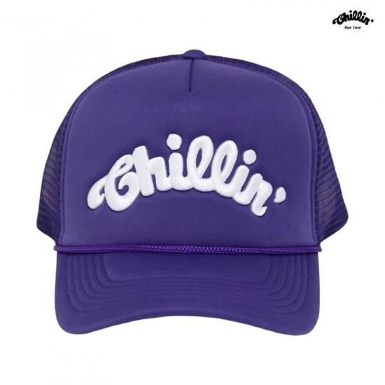 送料無料】CHILLIN LOGO MESH CAP【PURPLE】 - INDOOR CLASS